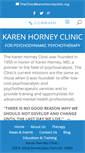 Mobile Screenshot of karenhorneyclinic.org
